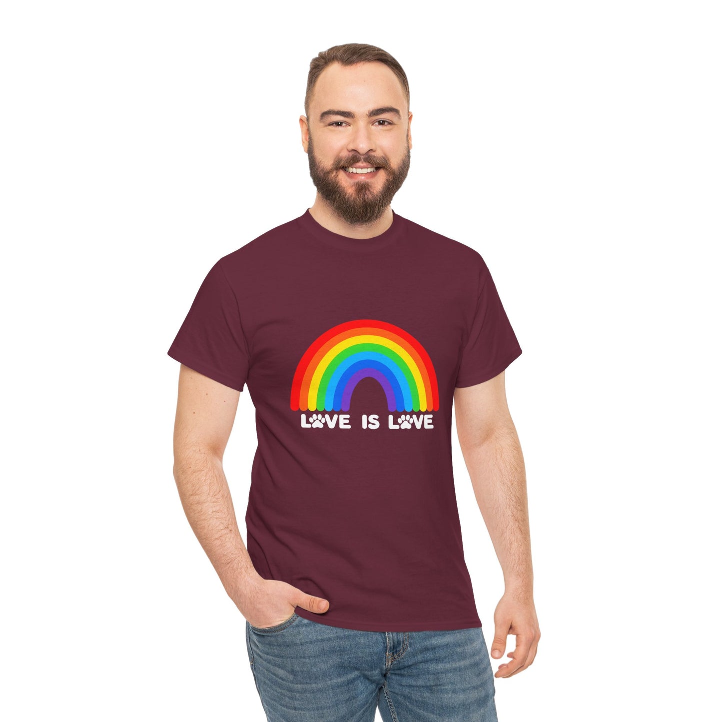 Love is Love Heavy Duty Unisex Tee Sizes Small - 5XL (11 colors)