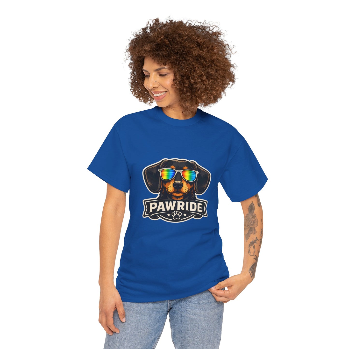 Pawride Heavy Duty Unisex Tee Sizes Small - 5XL (11 colors)