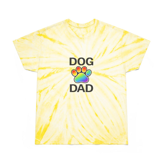 Pride Dog Dad Color Blast Tie-Dye Tee Sizes Small - 2XL (3 colors)
