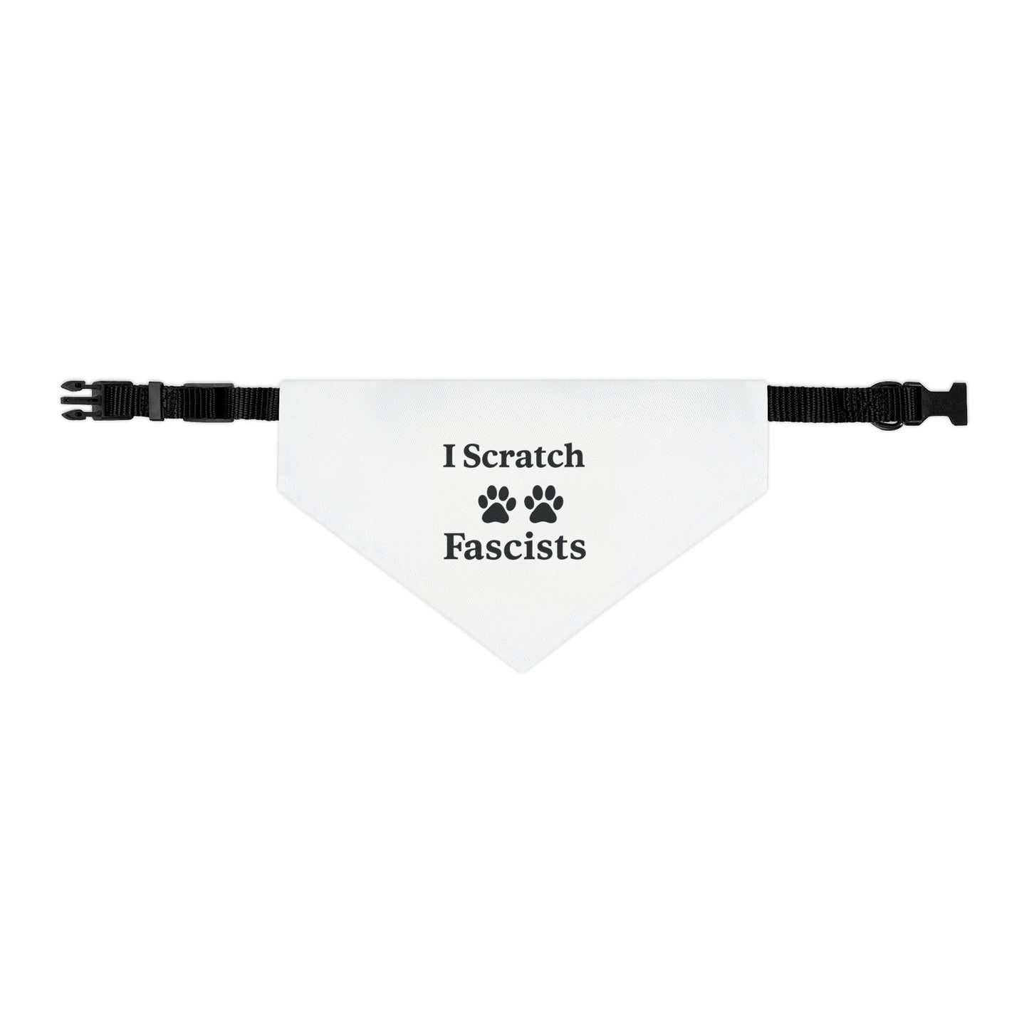 I Scratch Fascists Cat Bandana and Collar