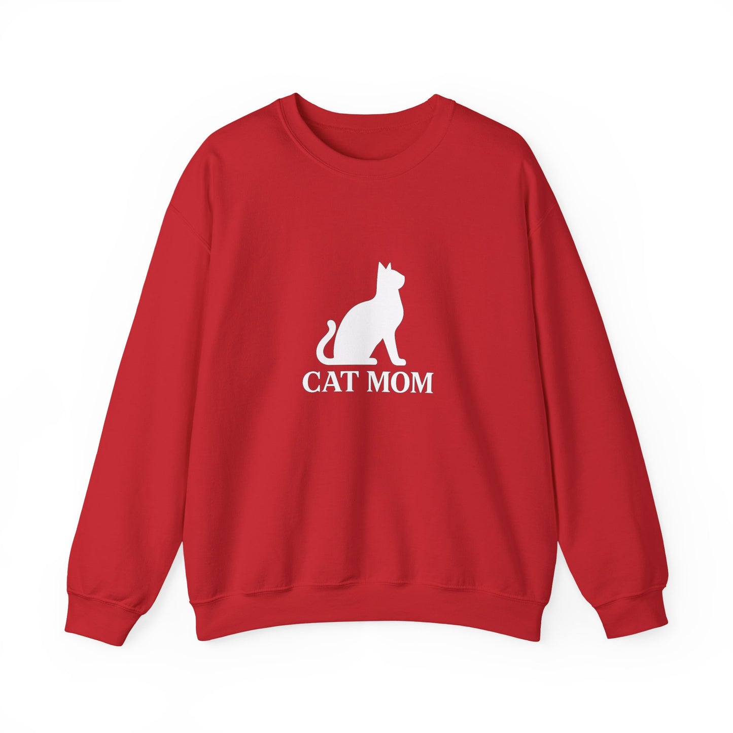 Cat Mom With Cat Sweatshirt Sizes Small - 3XL (3 colors)