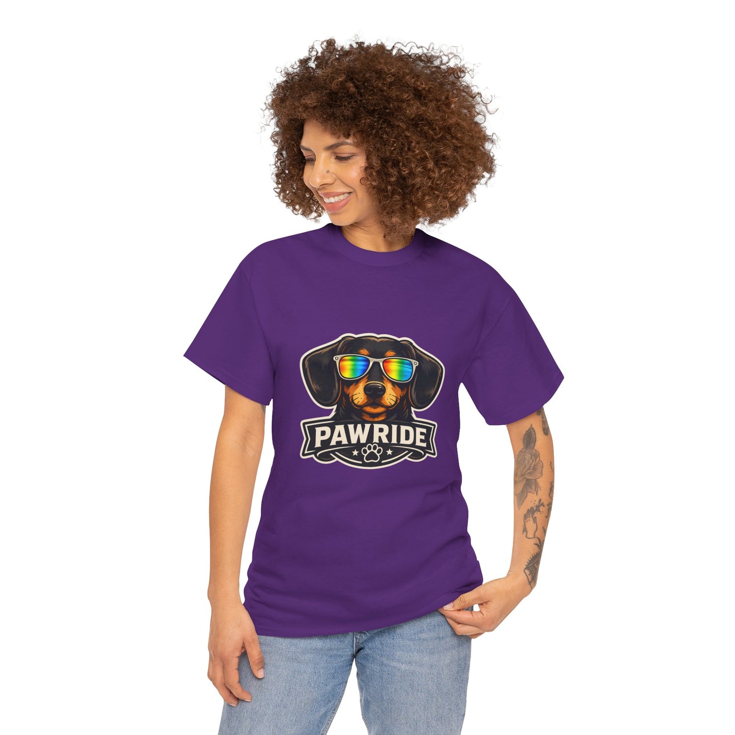 Pawride Heavy Duty Unisex Tee Sizes Small - 5XL (11 colors)
