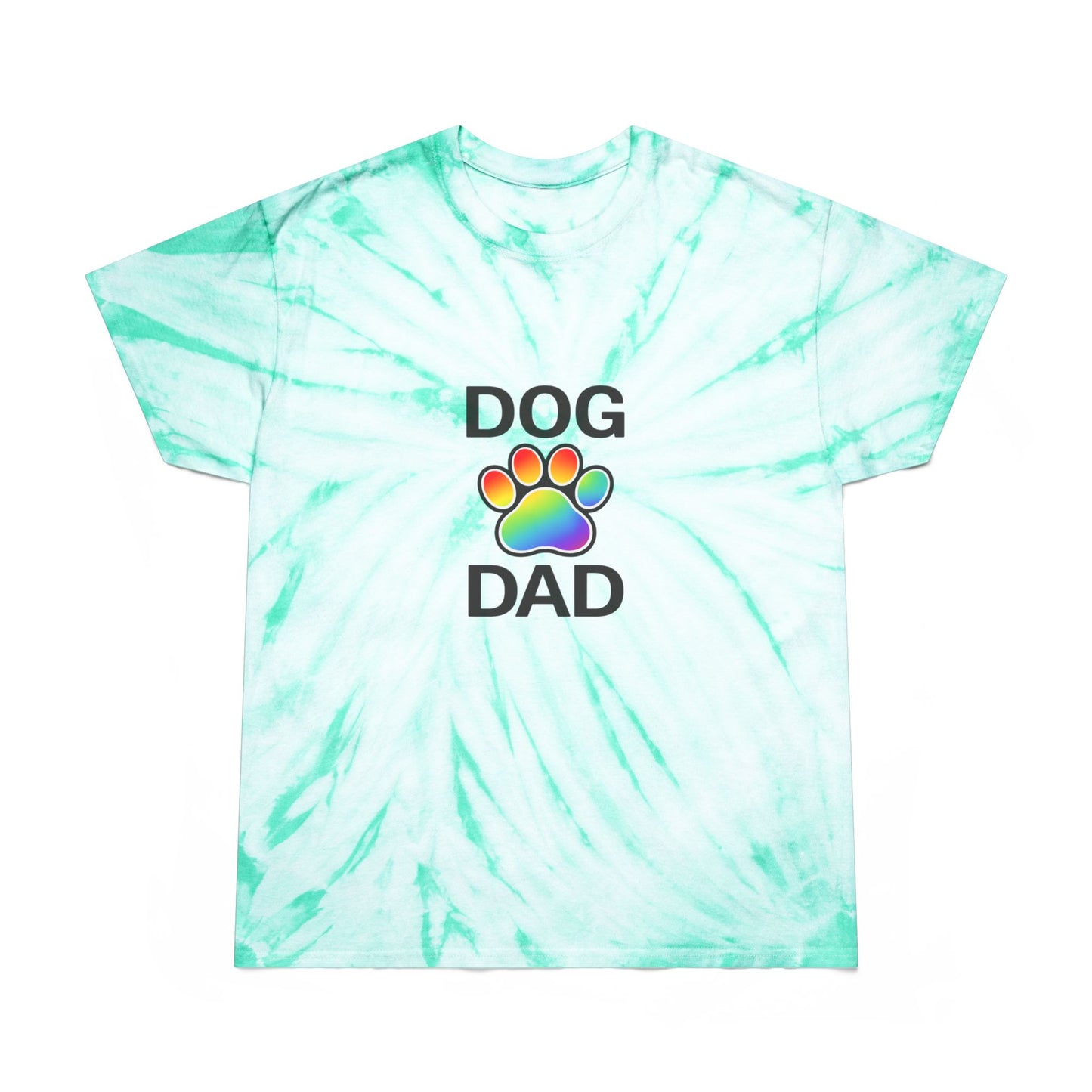 Pride Dog Dad Color Blast Tie-Dye Tee Sizes Small - 2XL (3 colors)