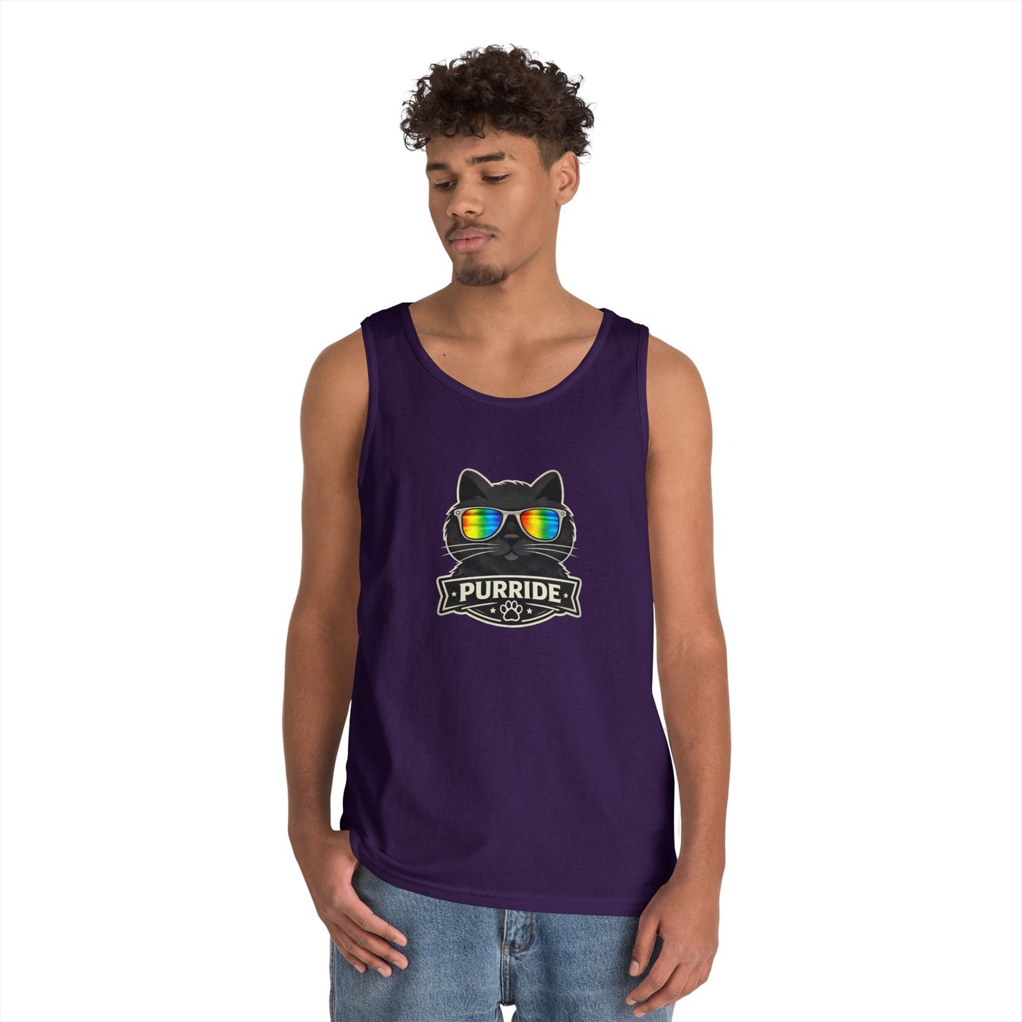 Purride Unisex Heavy Cotton Tank Top (10 Colors)