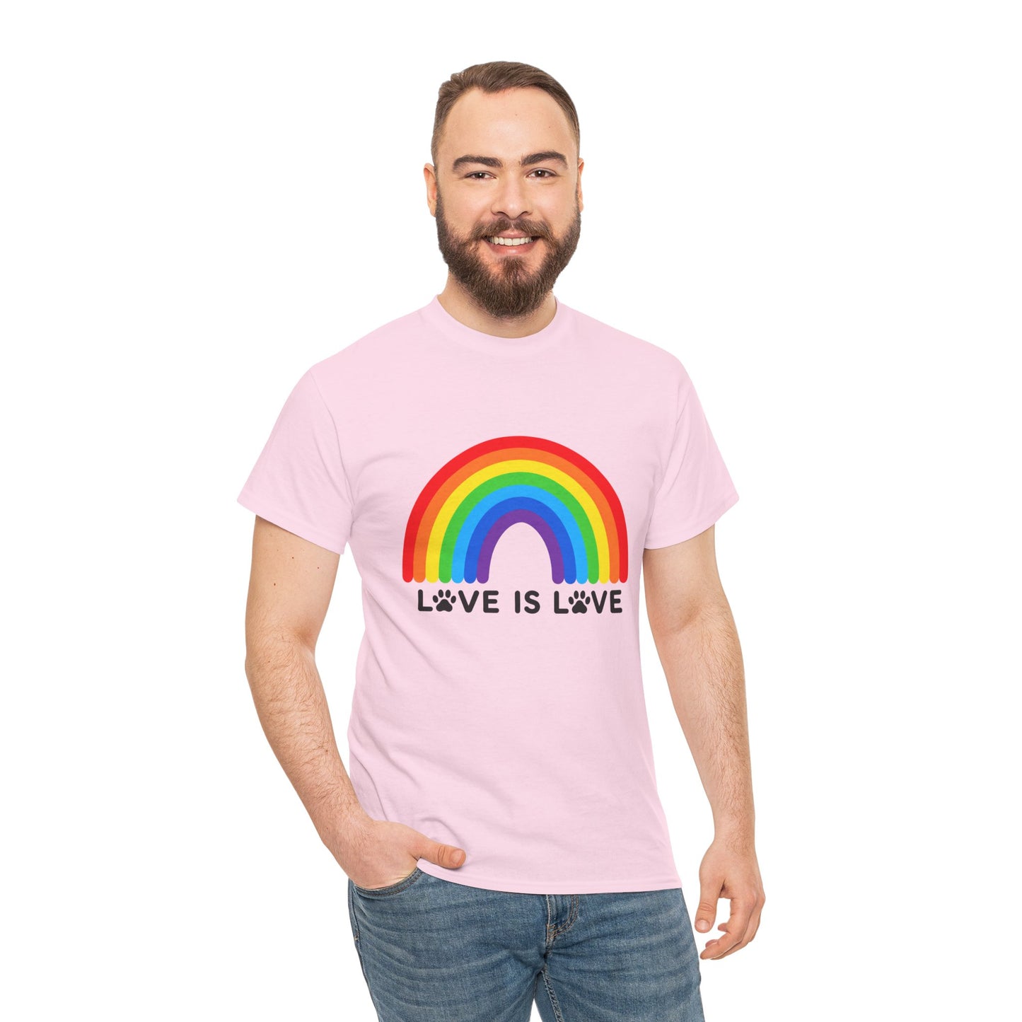 Love is Love Heavy Duty Unisex Tee Sizes Small - 5XL (11 colors)