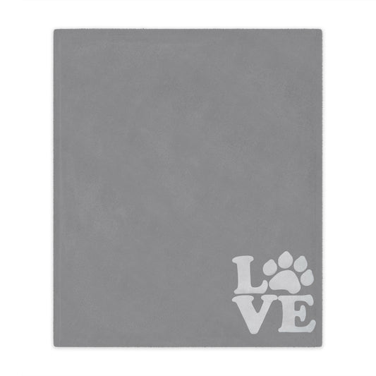 Love Dog Minky Blanket