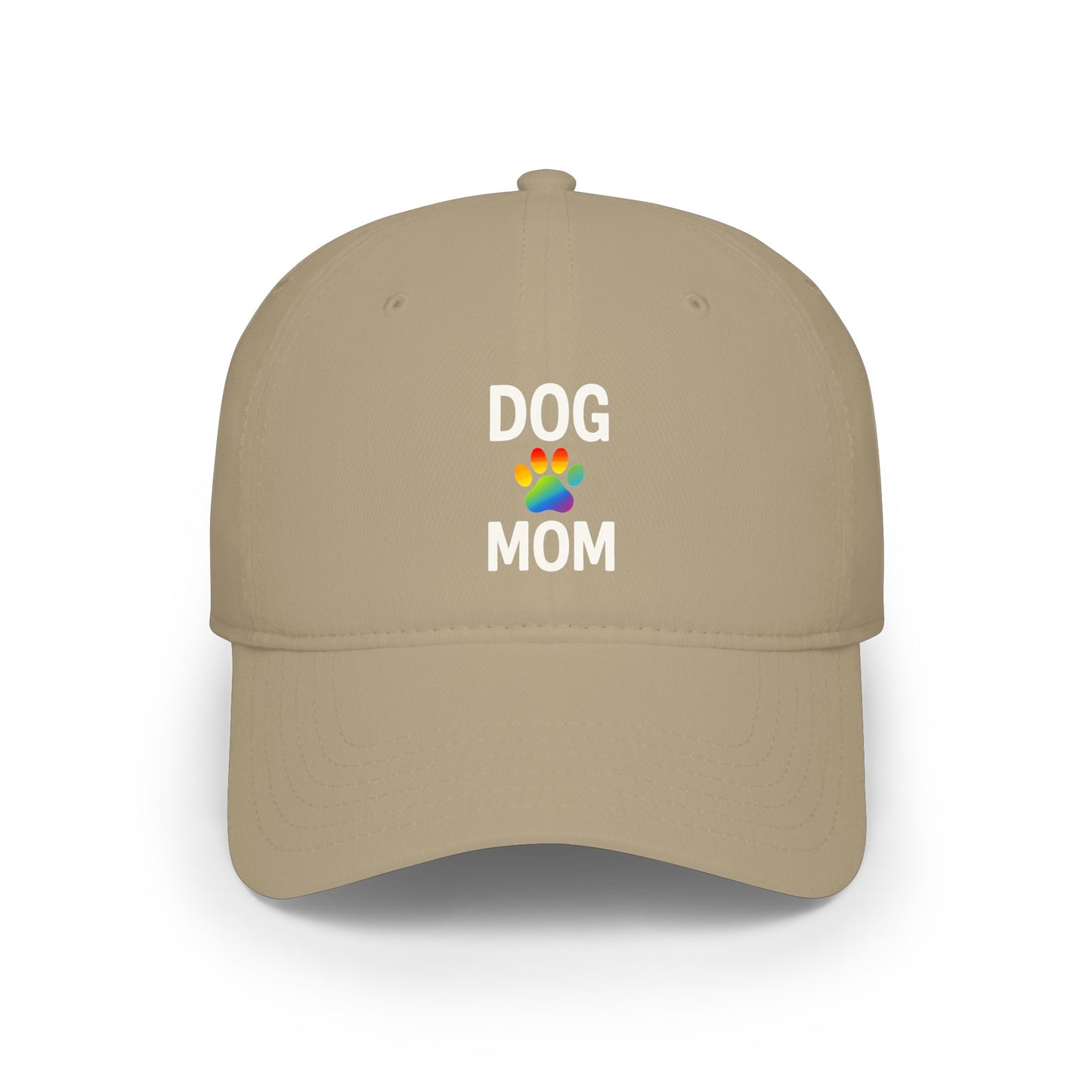 Pride Dog Mom Low Profile Baseball Cap (5 Colors)