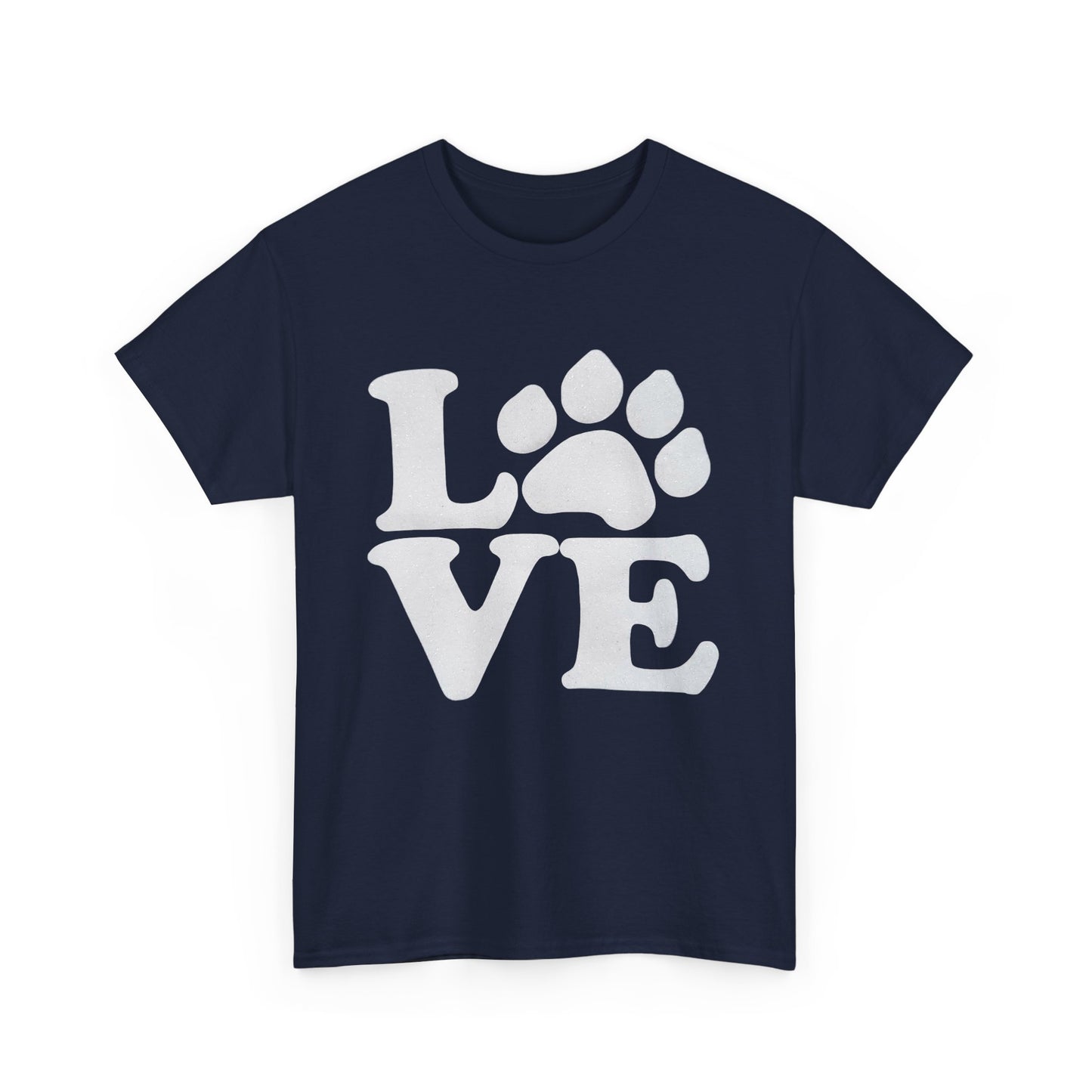 Love Paw Heavy Duty Unisex Tee Sizes Small - 5XL (11 colors)