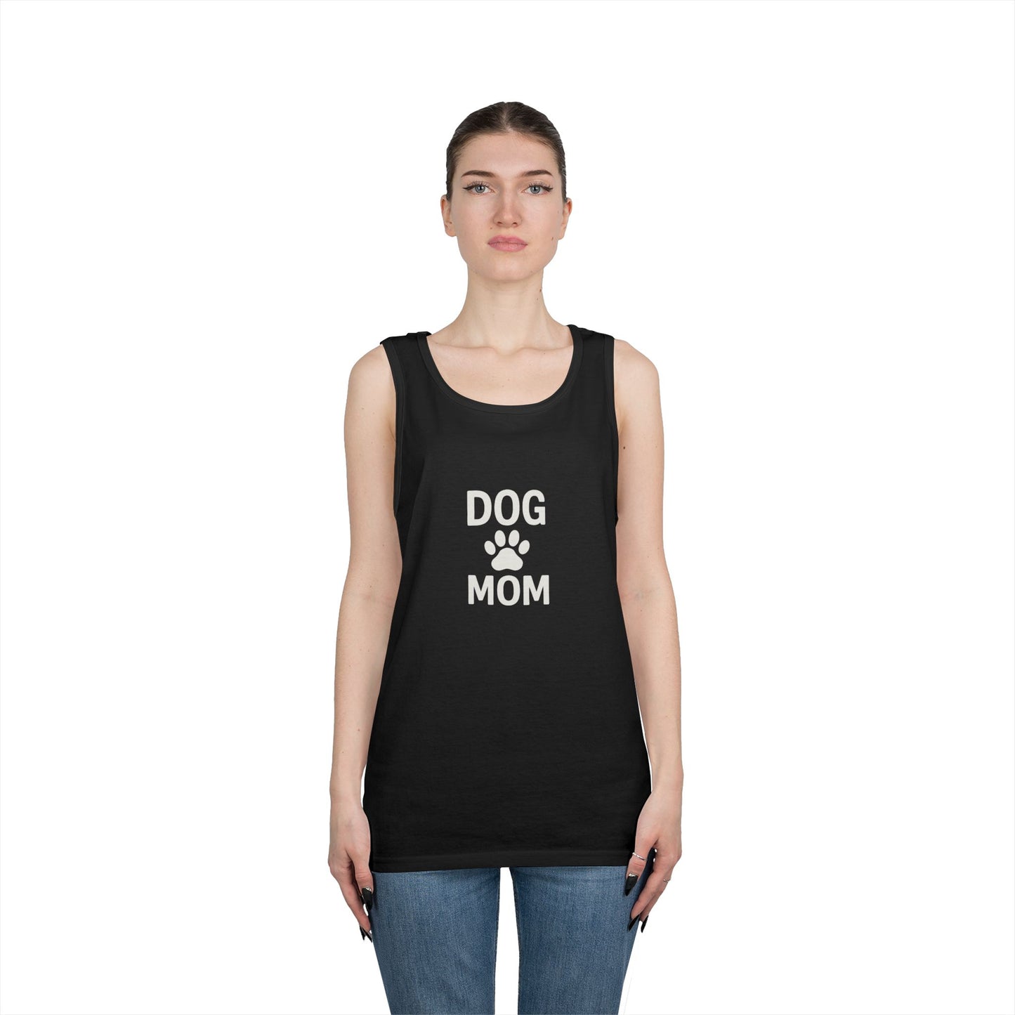 Dog Mom Unisex Heavy Cotton Tank Top