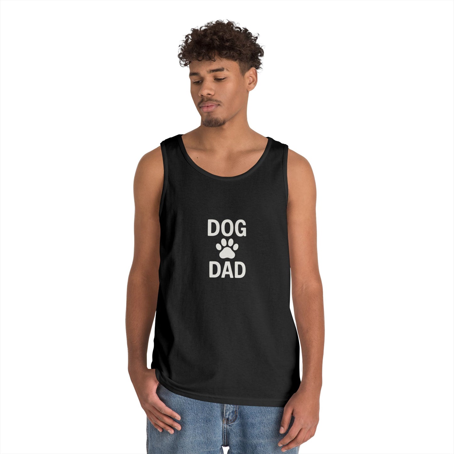 Dog Dad Unisex Heavy Cotton Tank Top