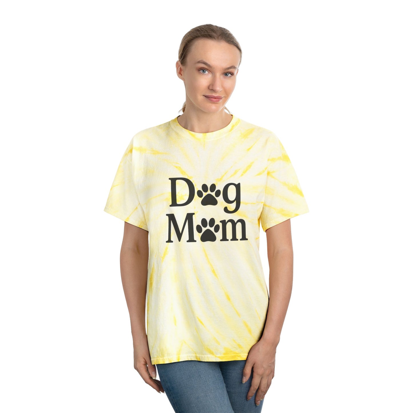 Dog Mom Bright Color Blast Tie-Dye Tee Sizes Small - 2XL (4 colors)