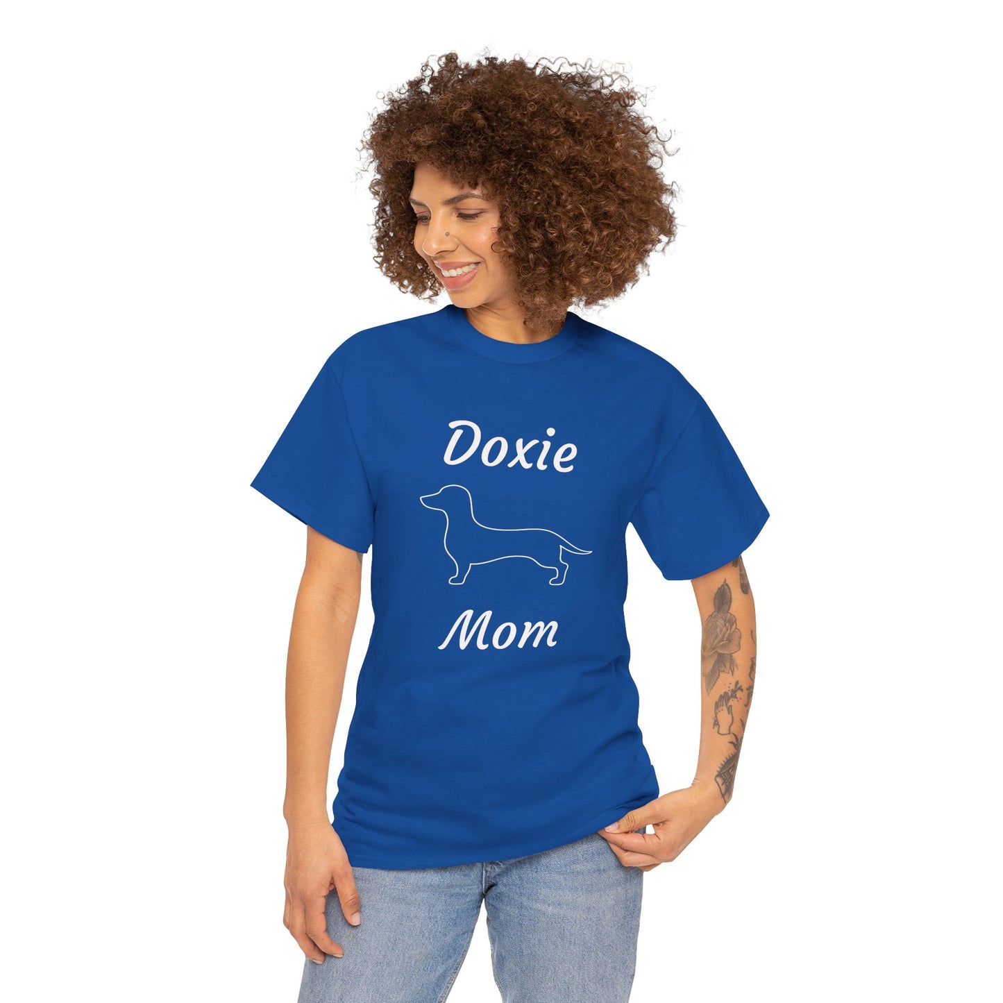 Doxie Mom Heavy Duty Unisex Tee Sizes Small - 5XL (11 colors)