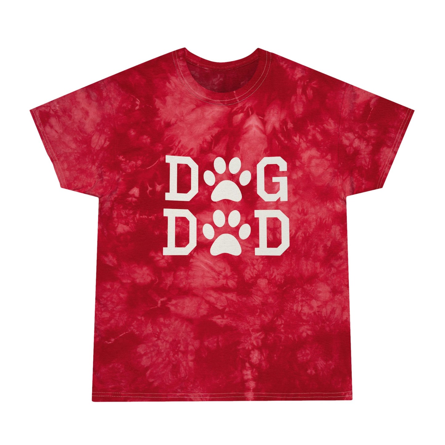 Dog Dad Crystal Tie-Dye Tee Small - 2XL (2 colors)