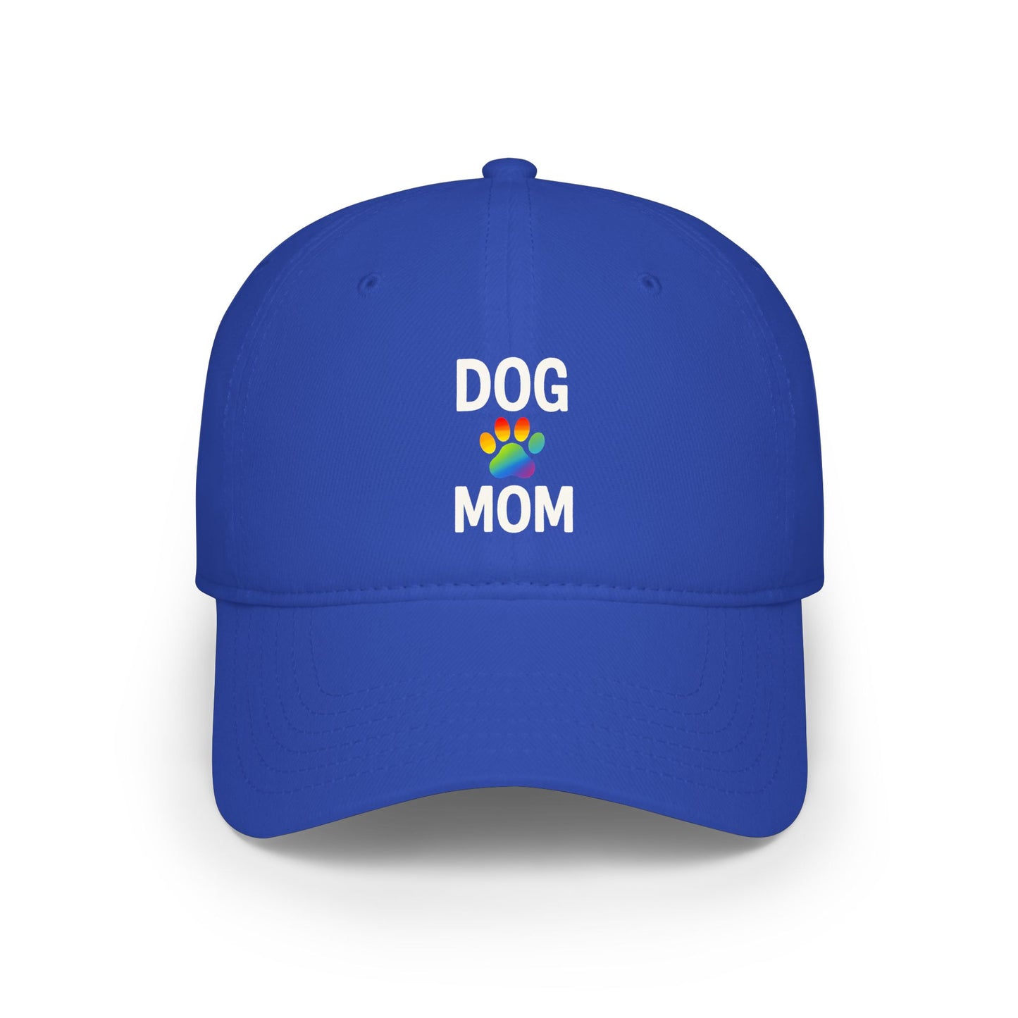 Pride Dog Mom Low Profile Baseball Cap (5 Colors)
