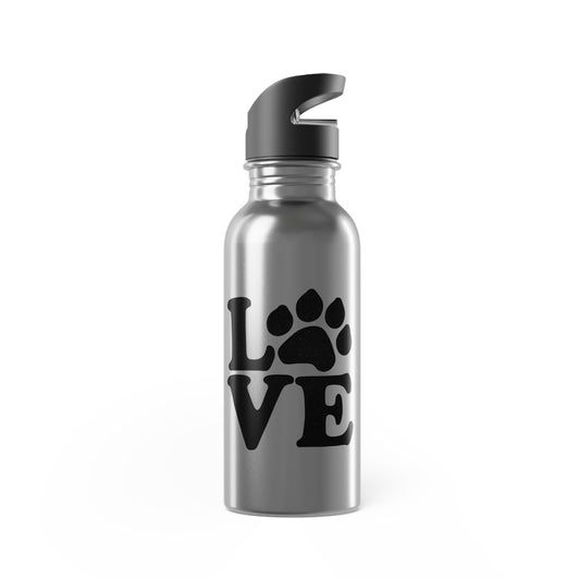 Love Paw Insulated Water Bottle with Straw