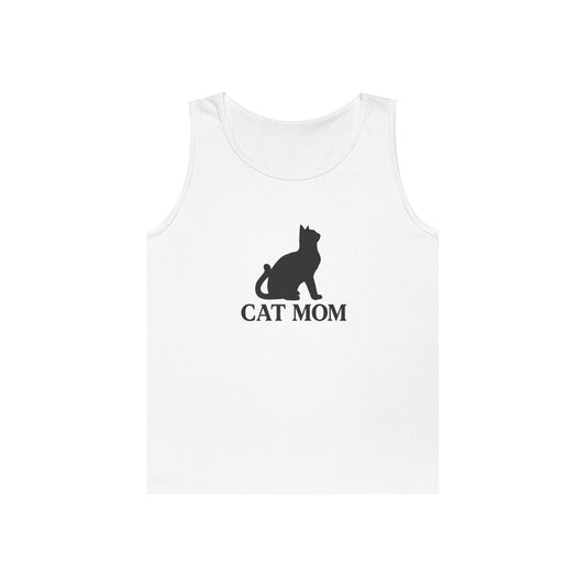 Cat Mom Unisex Heavy Cotton Tank Top