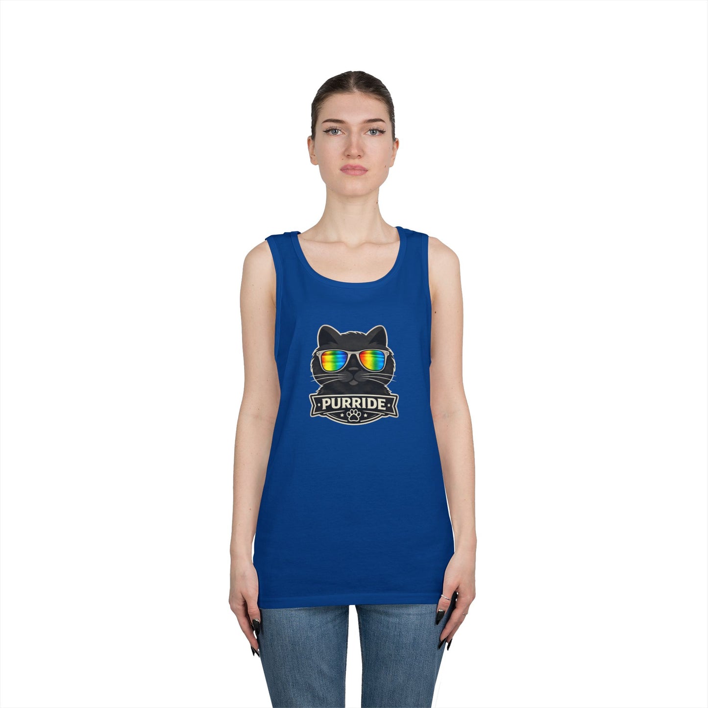 Purride Unisex Heavy Cotton Tank Top (10 Colors)