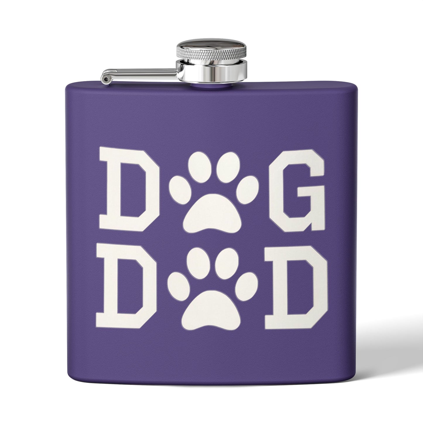 Dog Dad Stainless Steel Flask (8 colors)