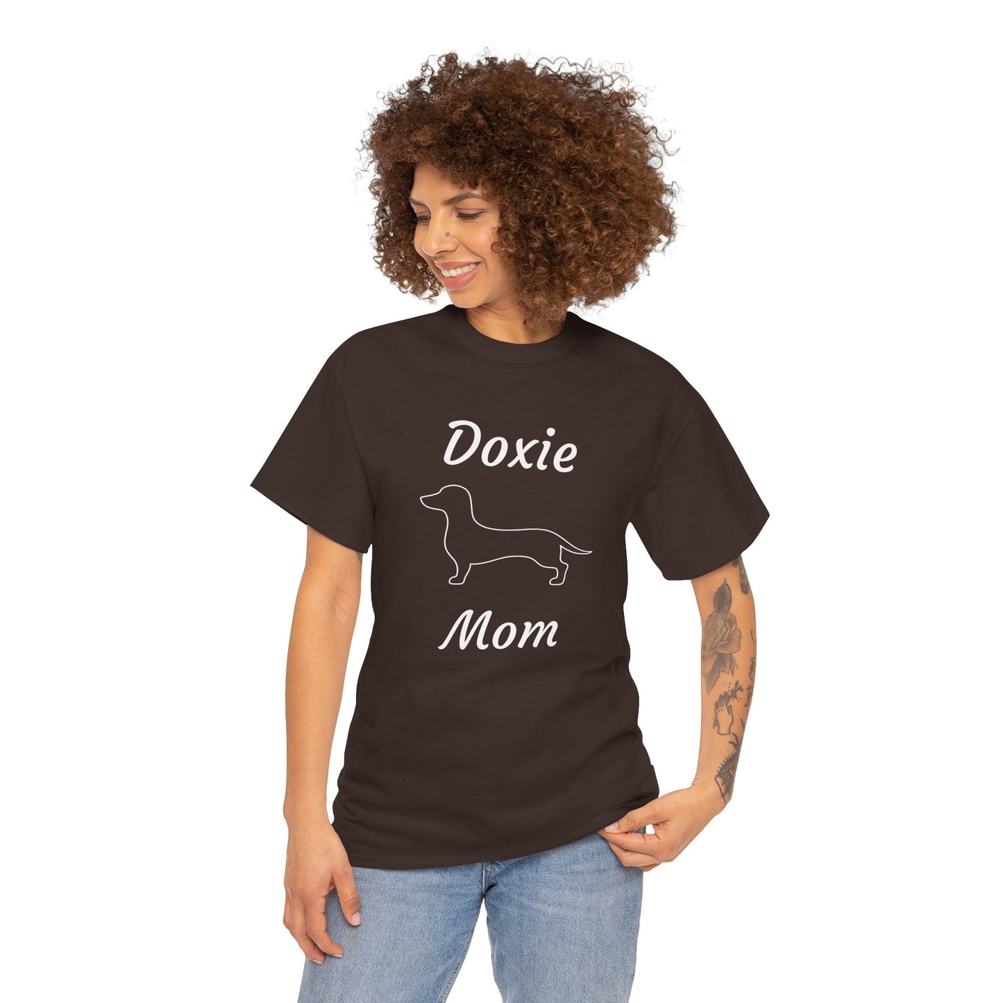 Doxie Mom Heavy Duty Unisex Tee Sizes Small - 5XL (11 colors)