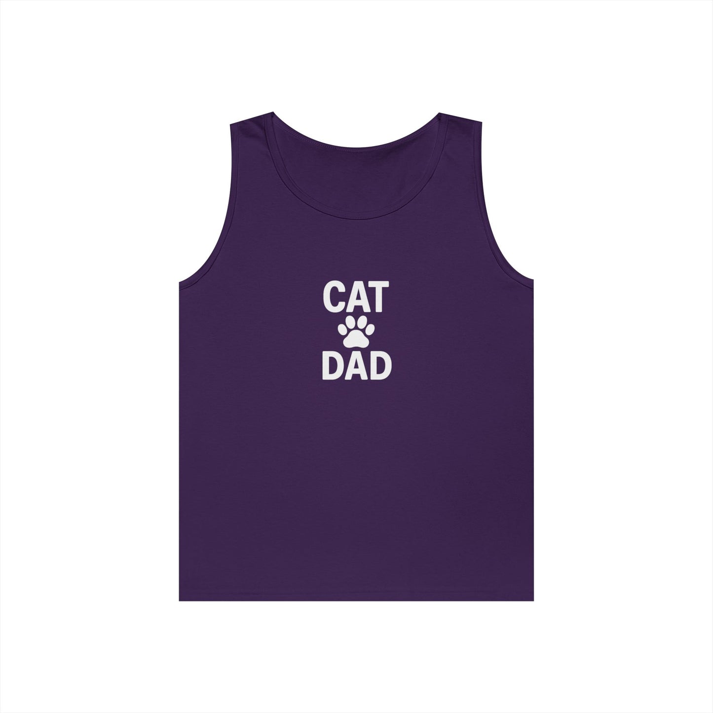 Cat Dad Unisex Heavy Cotton Tank Top