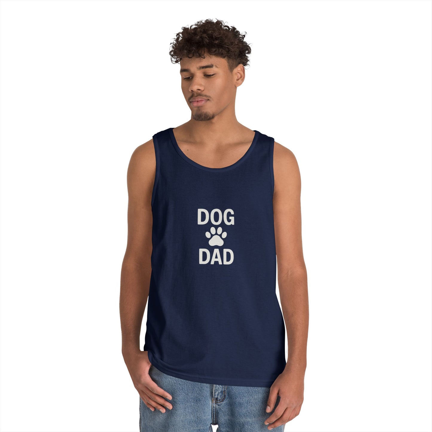 Dog Dad Unisex Heavy Cotton Tank Top