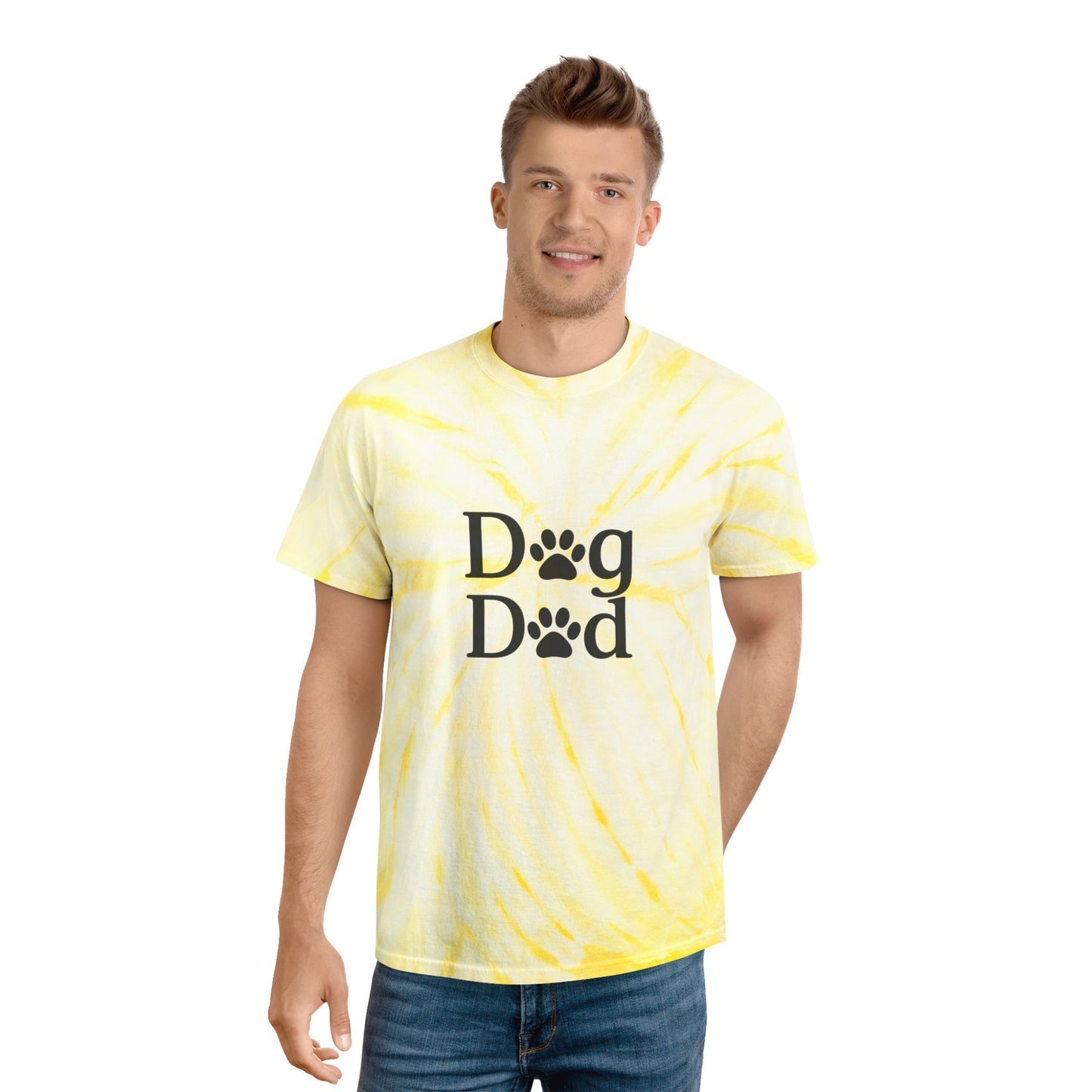 Dog Dad Color Blast Tie-Dye Tee Sizes Small - 2XL (4 colors)