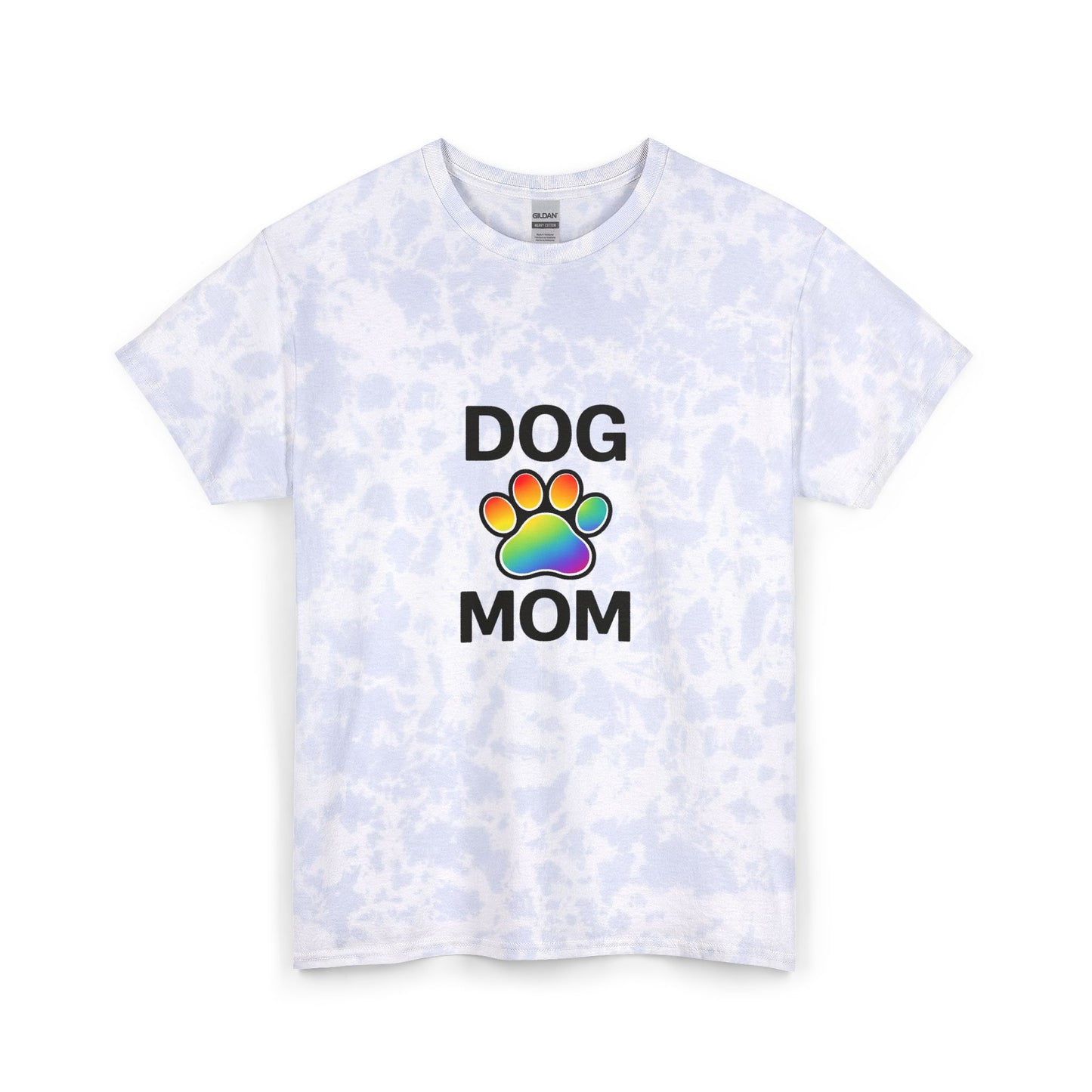 Pride Dog Mom Dyed Tee Unisex Cotton T-Shirt 3 sizes