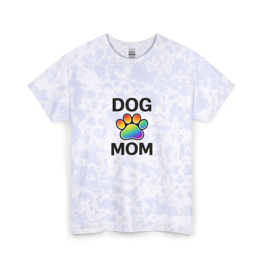 Pride Dog Mom Dyed Tee Unisex Cotton T-Shirt 3 sizes