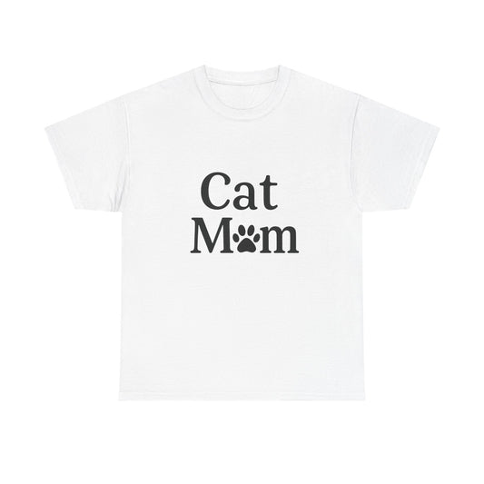 Cat Mom Heavy Duty Unisex Tee Sizes Small - 5XL (3 colors)