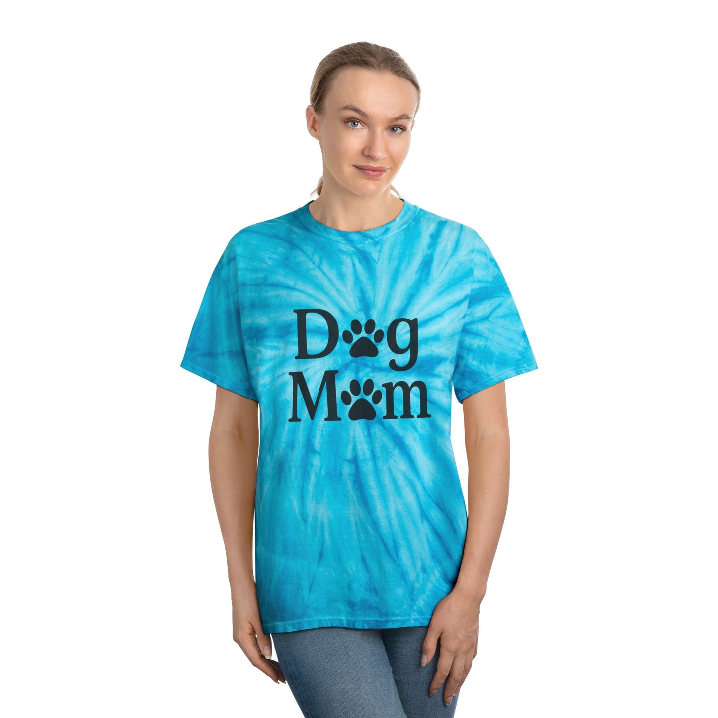 Dog Mom Bright Color Blast Tie-Dye Tee Sizes Small - 2XL (4 colors)