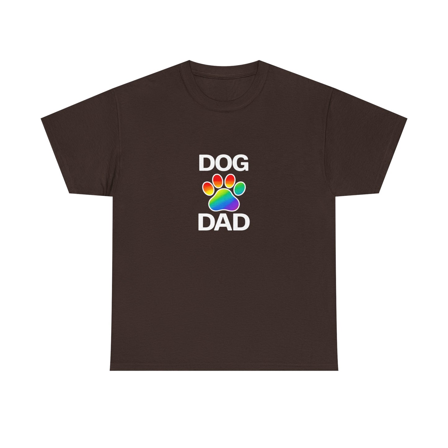 Pride Dog Dad Heavy Duty Unisex Tee Sizes Small - 5XL (11 colors)