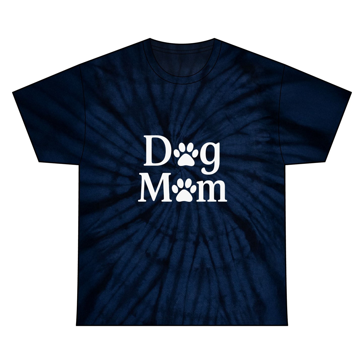 Dog Mom Spiral Tie Dye Tee Unisex Cotton T-Shirt Sizes Small - 2 XL (4 colors)