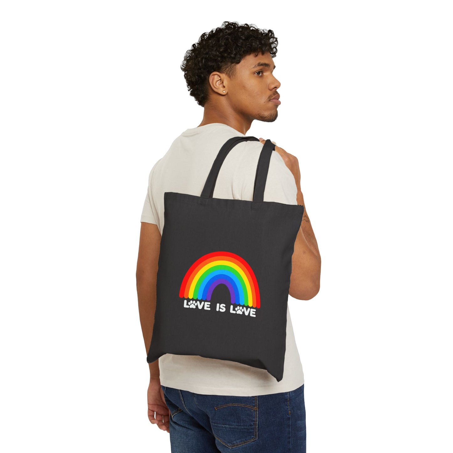 Love is Love Cotton Canvas Tote Bag