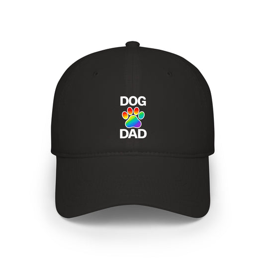 Pride Dog Dad Low Profile Baseball Cap (5 Colors)