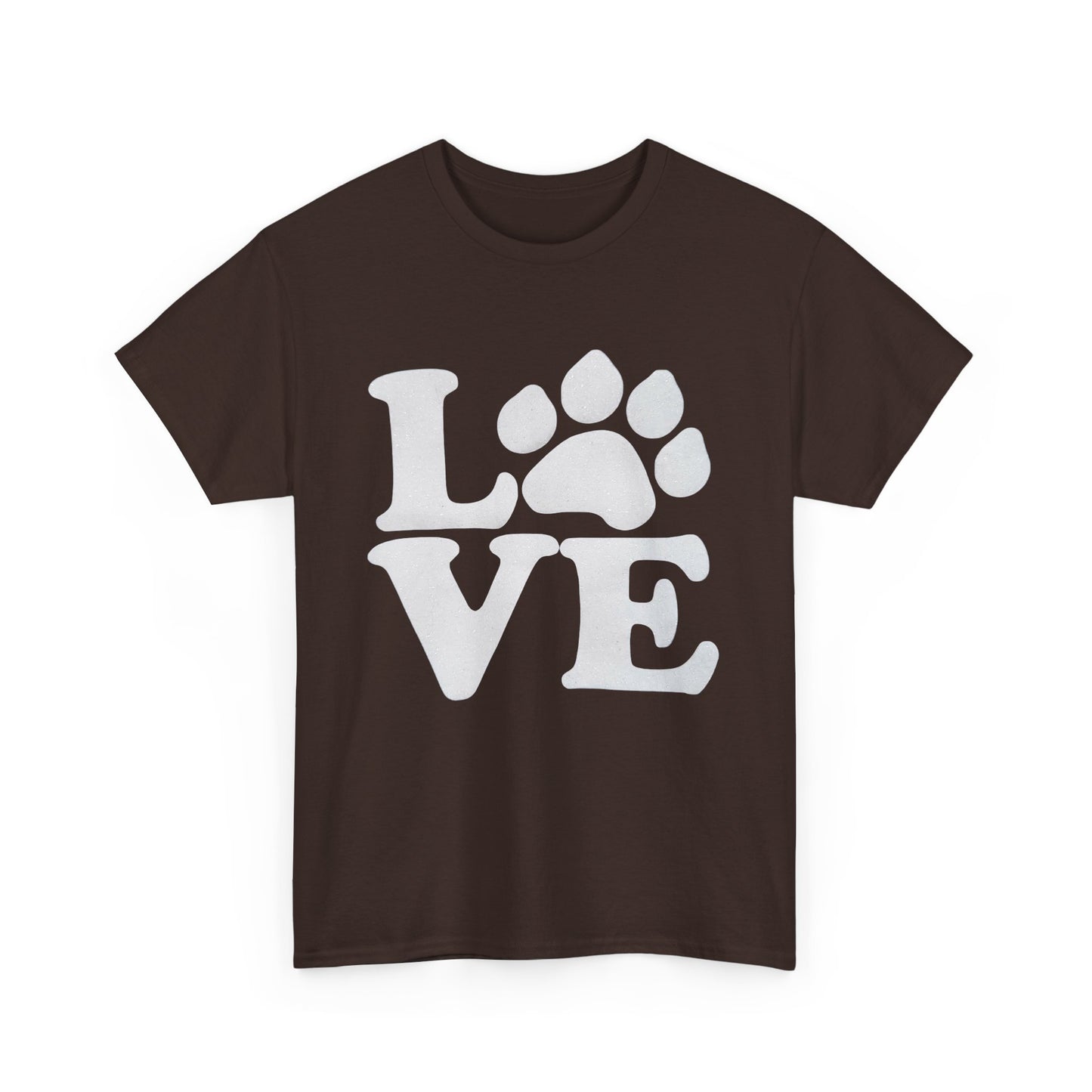 Love Paw Heavy Duty Unisex Tee Sizes Small - 5XL (11 colors)