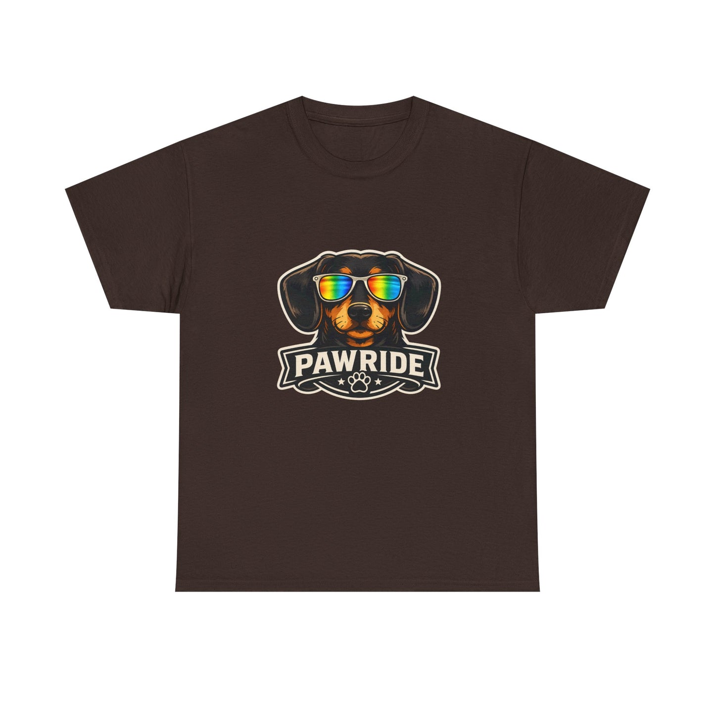 Pawride Heavy Duty Unisex Tee Sizes Small - 5XL (11 colors)