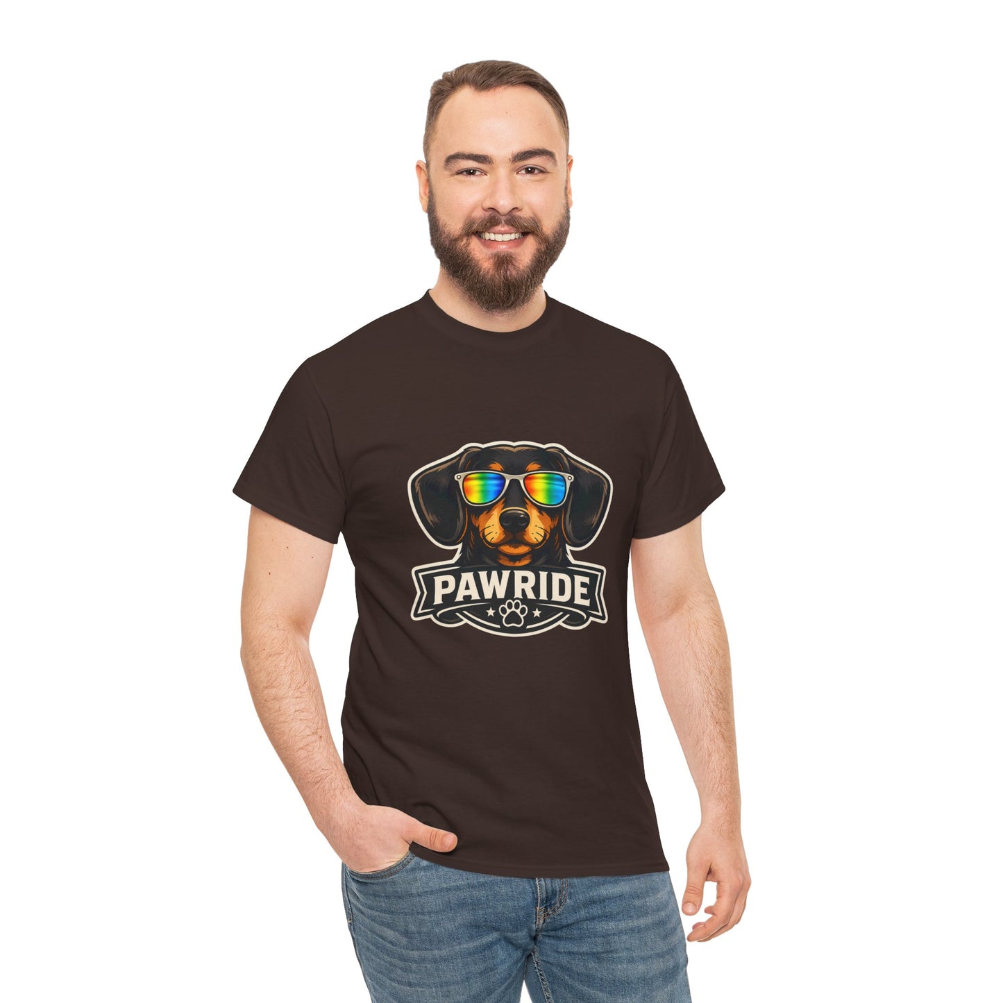 Pawride Heavy Duty Unisex Tee Sizes Small - 5XL (11 colors)