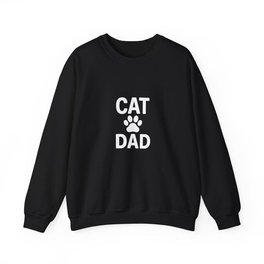 Cat Dad Sweatshirt Sizes Small - 3XL (3 colors)