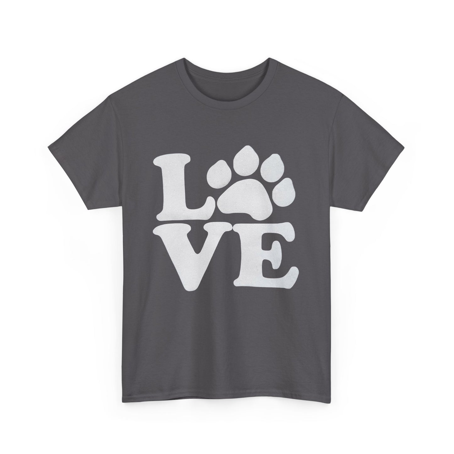 Love Paw Heavy Duty Unisex Tee Sizes Small - 5XL (11 colors)