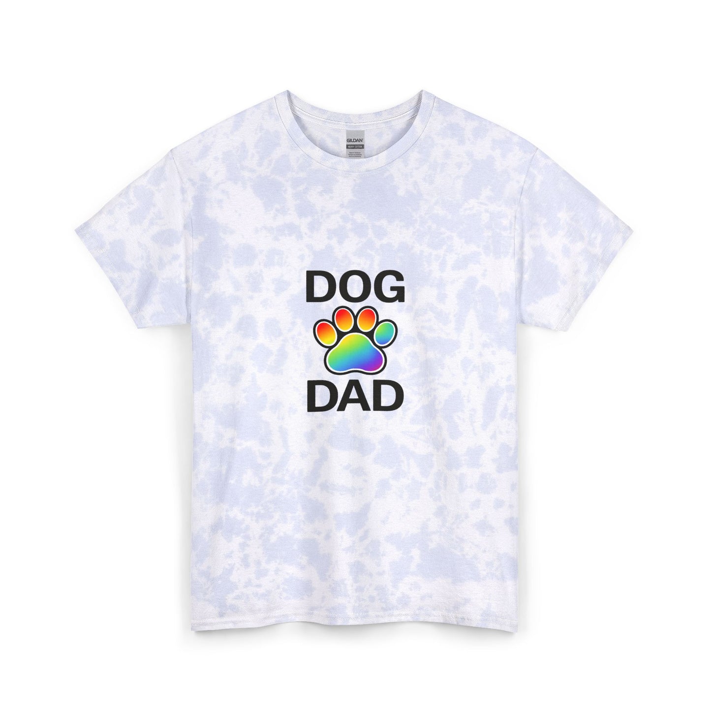 Pride Dog Dad Dyed Tee Unisex Cotton T-Shirt 3 sizes