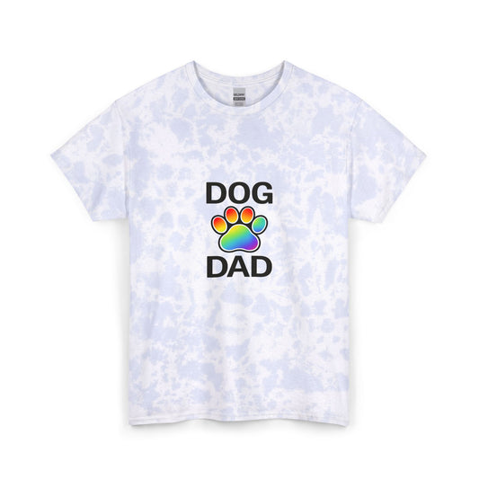 Pride Dog Dad Dyed Tee Unisex Cotton T-Shirt 3 sizes