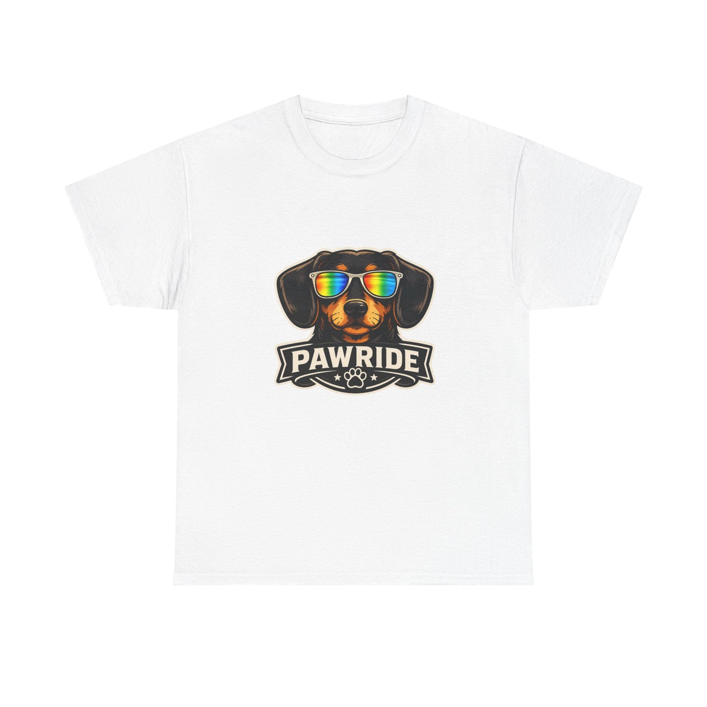 Pawride Heavy Duty Unisex Tee Sizes Small - 5XL (11 colors)