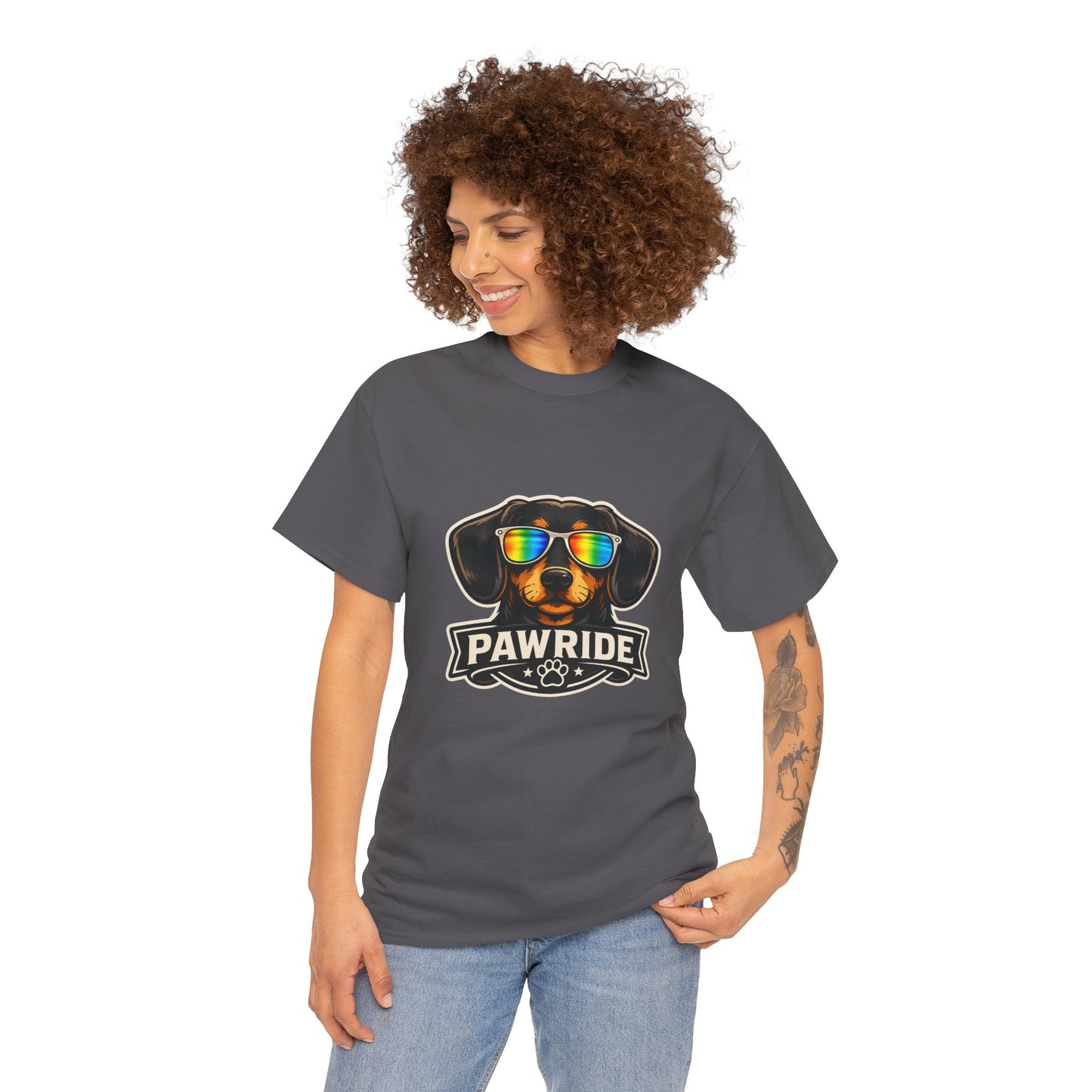 Pawride Heavy Duty Unisex Tee Sizes Small - 5XL (11 colors)