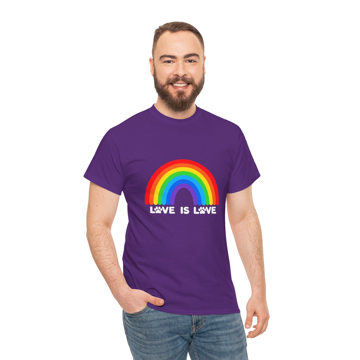 Love is Love Heavy Duty Unisex Tee Sizes Small - 5XL (11 colors)