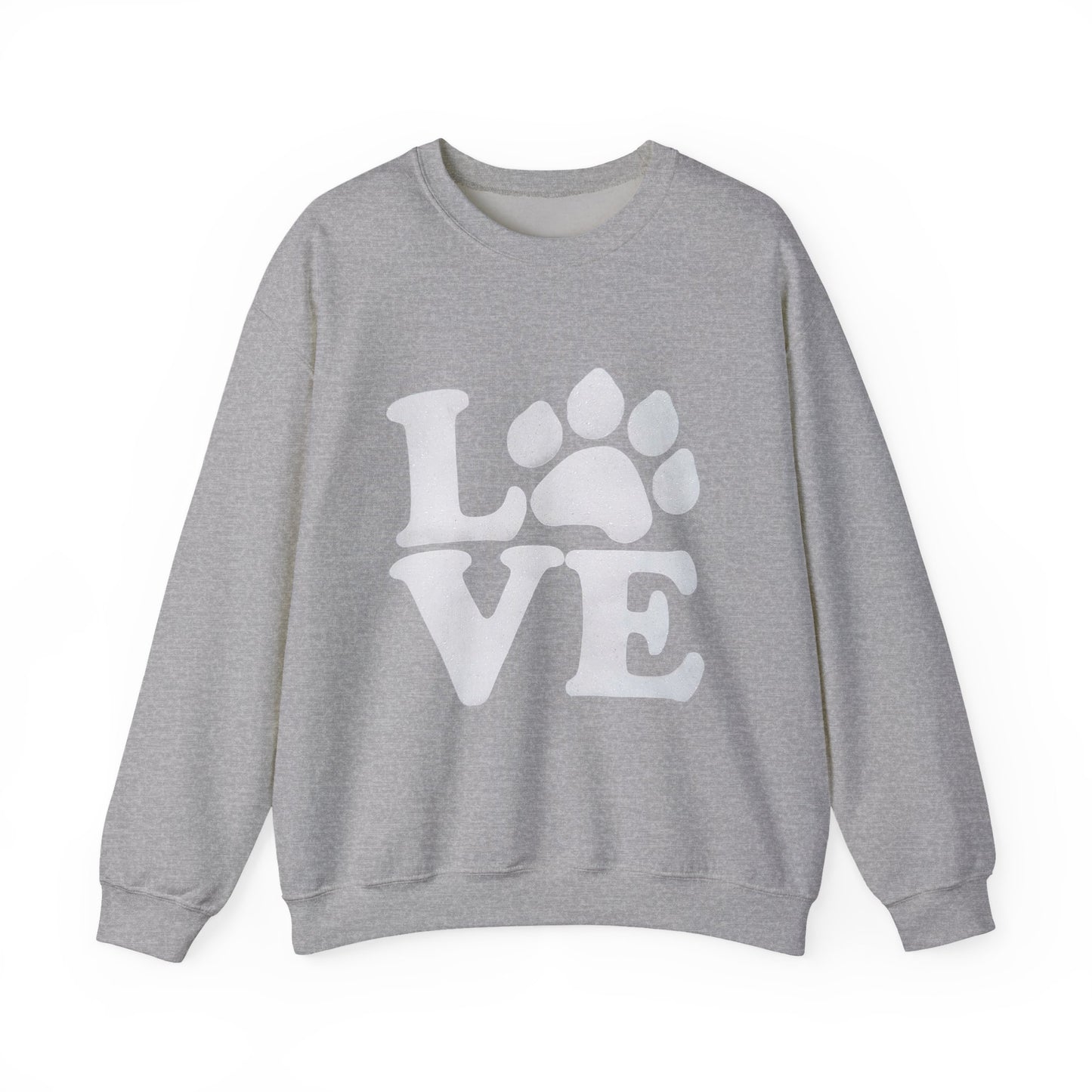 Love Paw Print Sweatshirt Sizes Small - 4XL (8 colors)