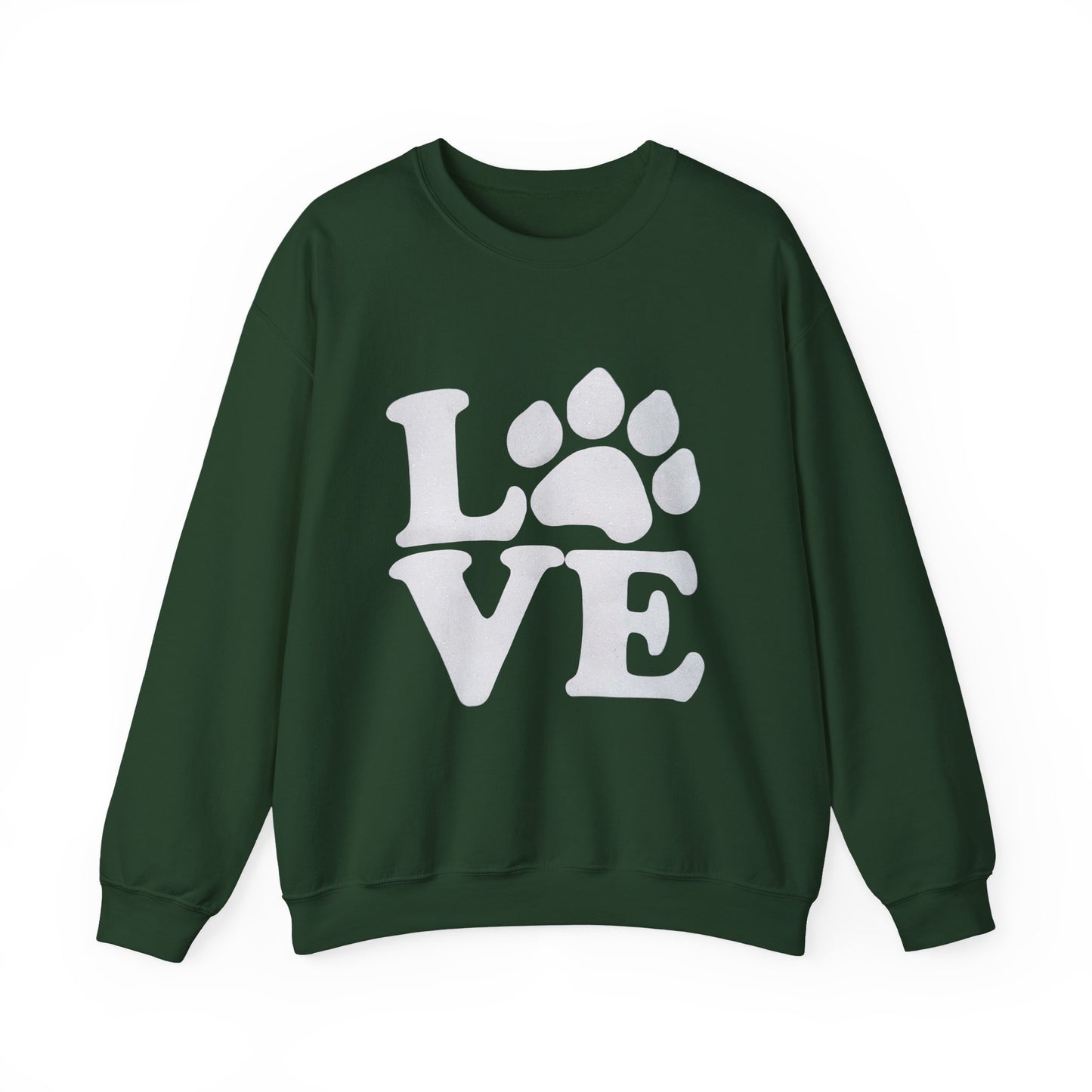 Love Paw Print Sweatshirt Sizes Small - 4XL (8 colors)