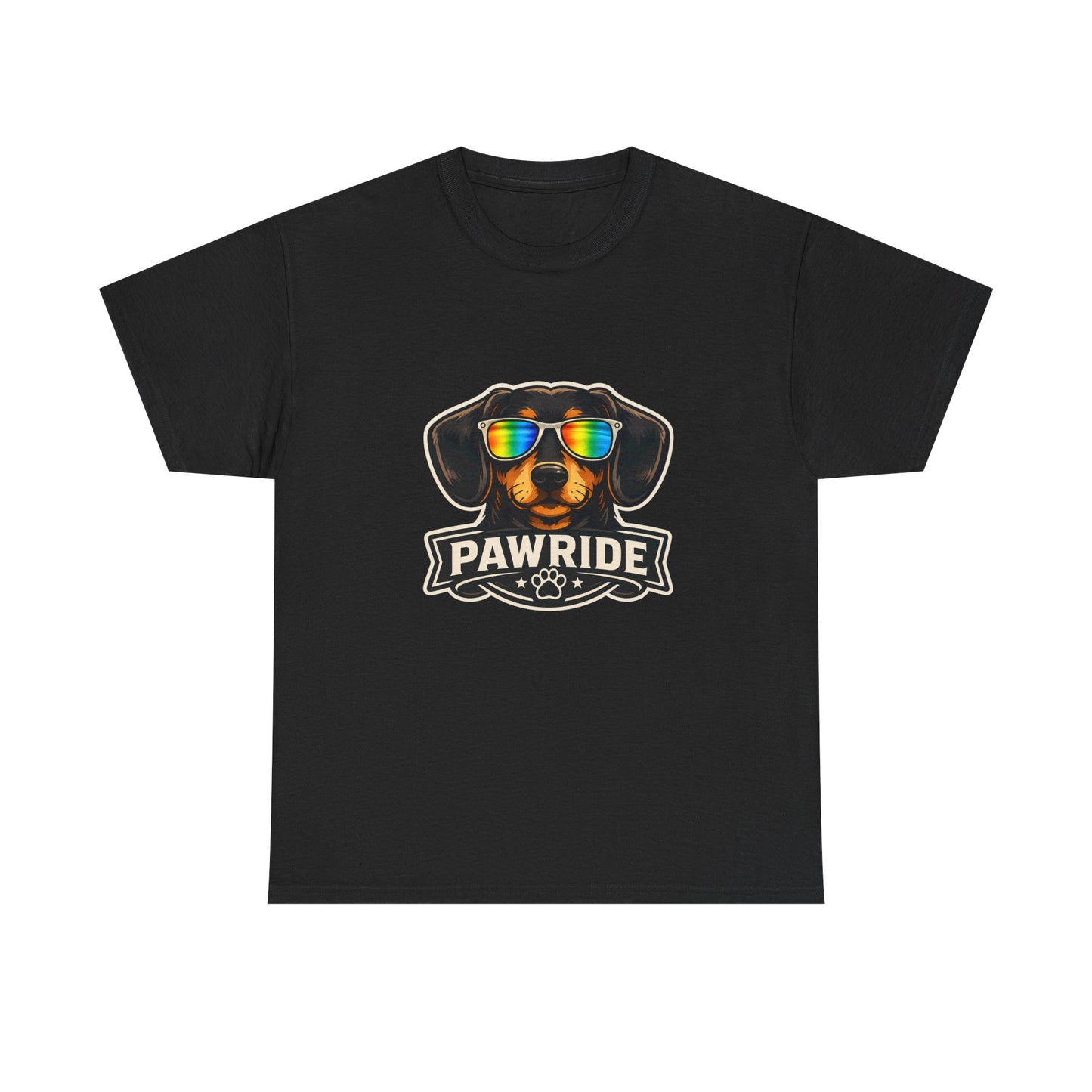 Pawride Heavy Duty Unisex Tee Sizes Small - 5XL (11 colors)