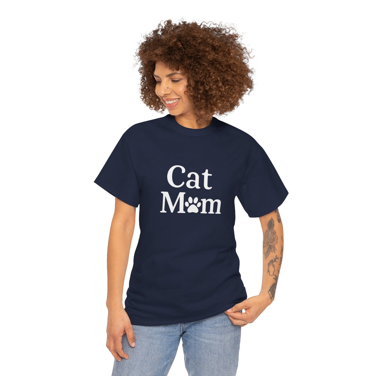 Cat Mom Heavy Duty Unisex Tee Sizes Small - 5XL (11 colors)