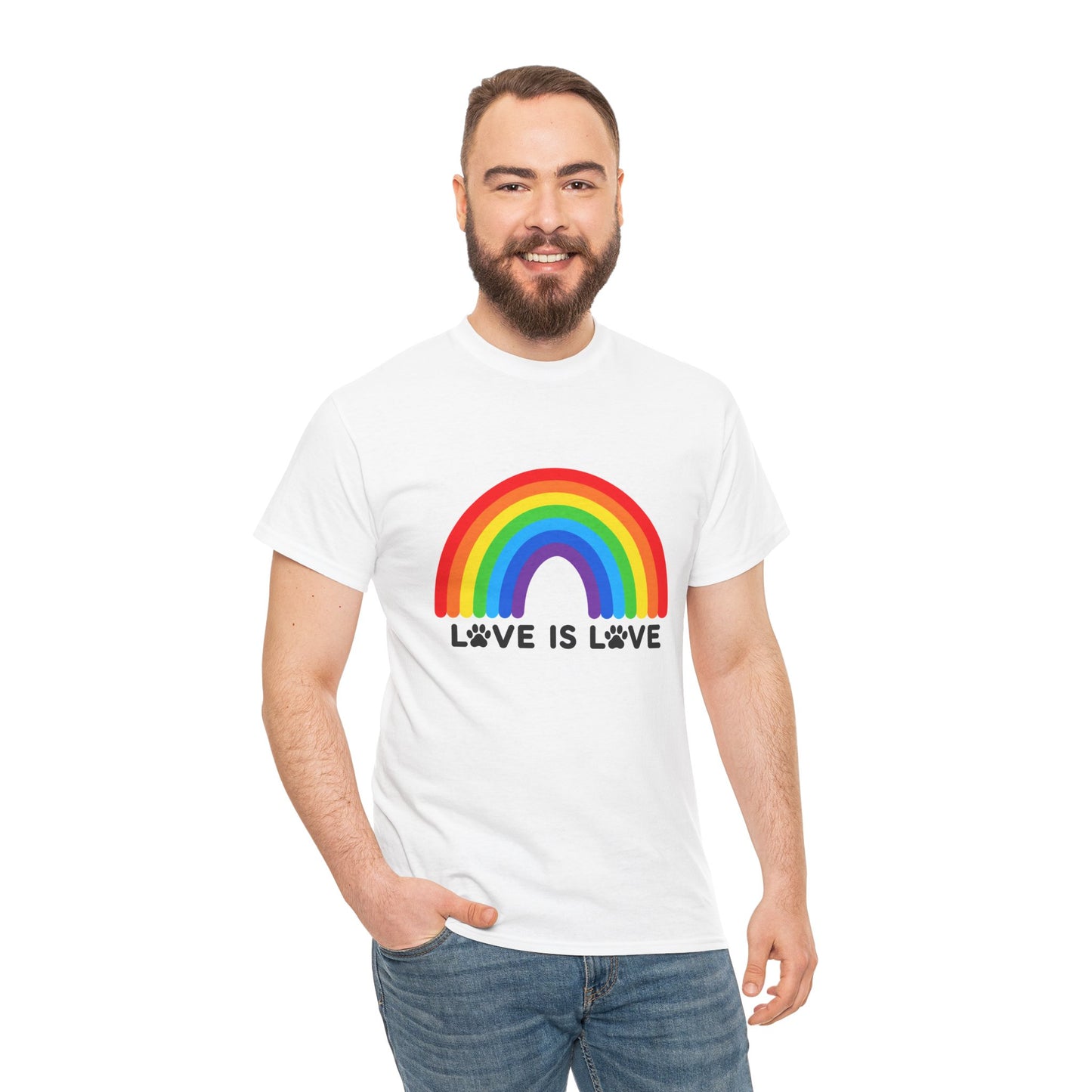 Love is Love Heavy Duty Unisex Tee Sizes Small - 5XL (11 colors)
