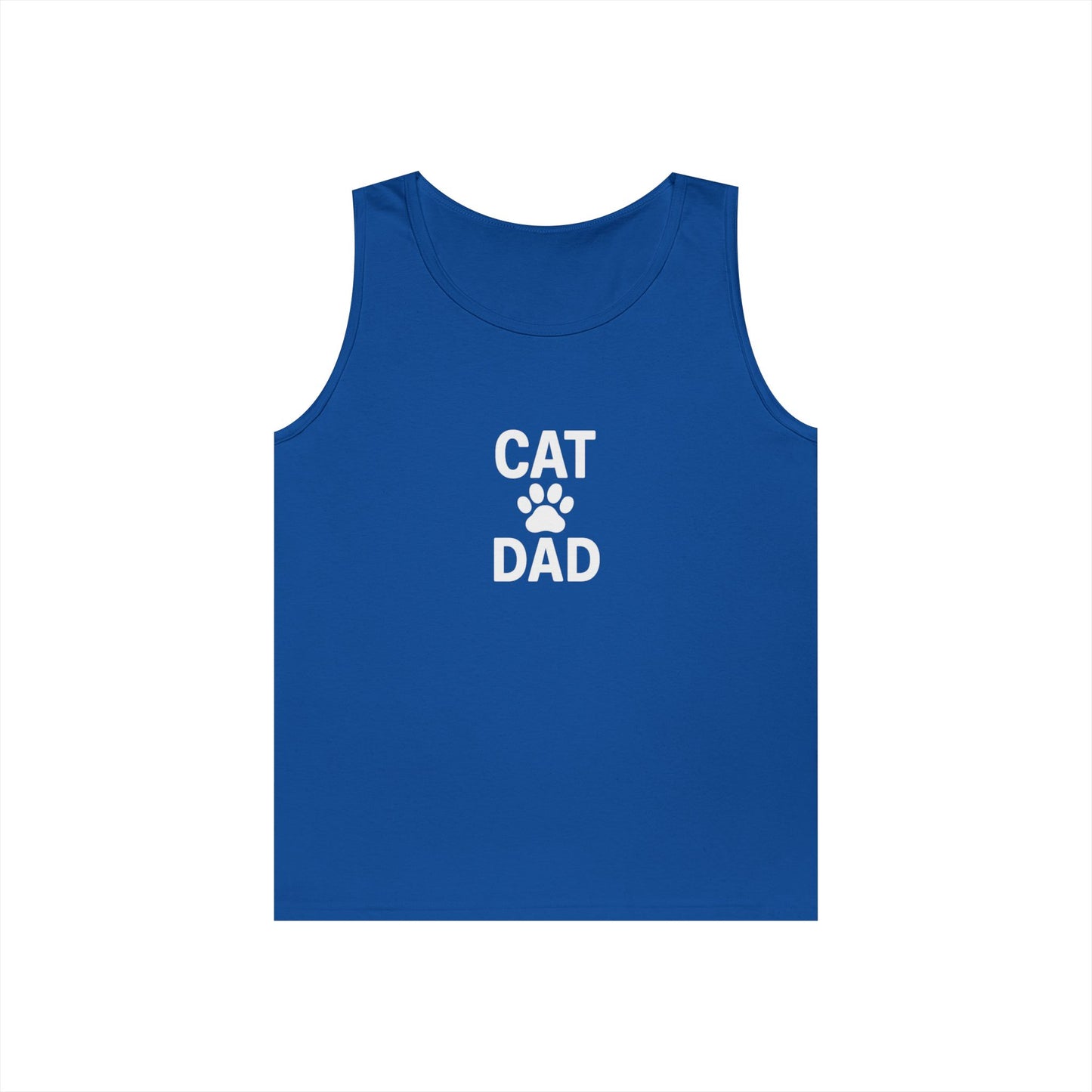 Cat Dad Unisex Heavy Cotton Tank Top